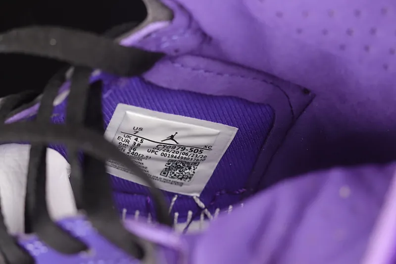 All categories Air Jordan Jordan series basketball shoes Air Jordan 1 High Air Jordan 1 Zoom CMFT AJ Joe 1 black and purple color CT0979-505
